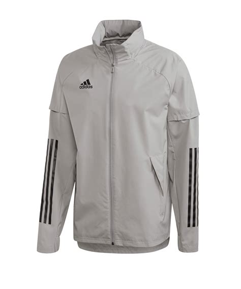 adidas jacke schwarz grau|Graue Jacken .